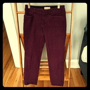 Banana Republic Women's Dress Pants Maroon Size 6
